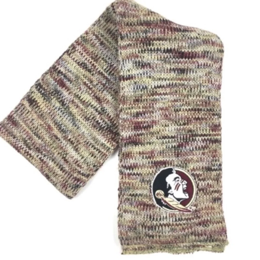 FSU Scarf & 2 Pair Gloves Seminoles Florida State College Football Game Day Gear